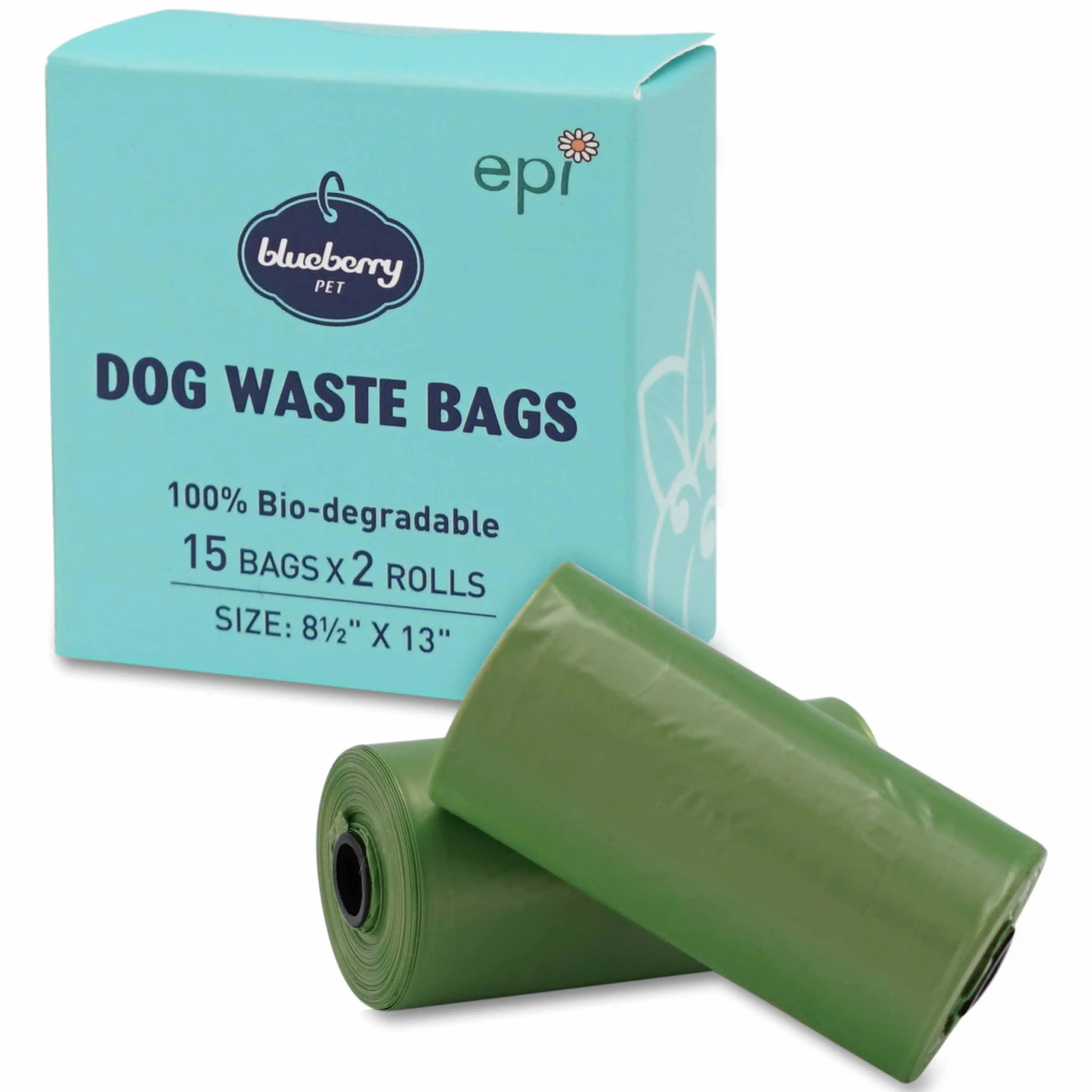 30 Counts/2 Rolls Bio-degradable Dog Waste Bags