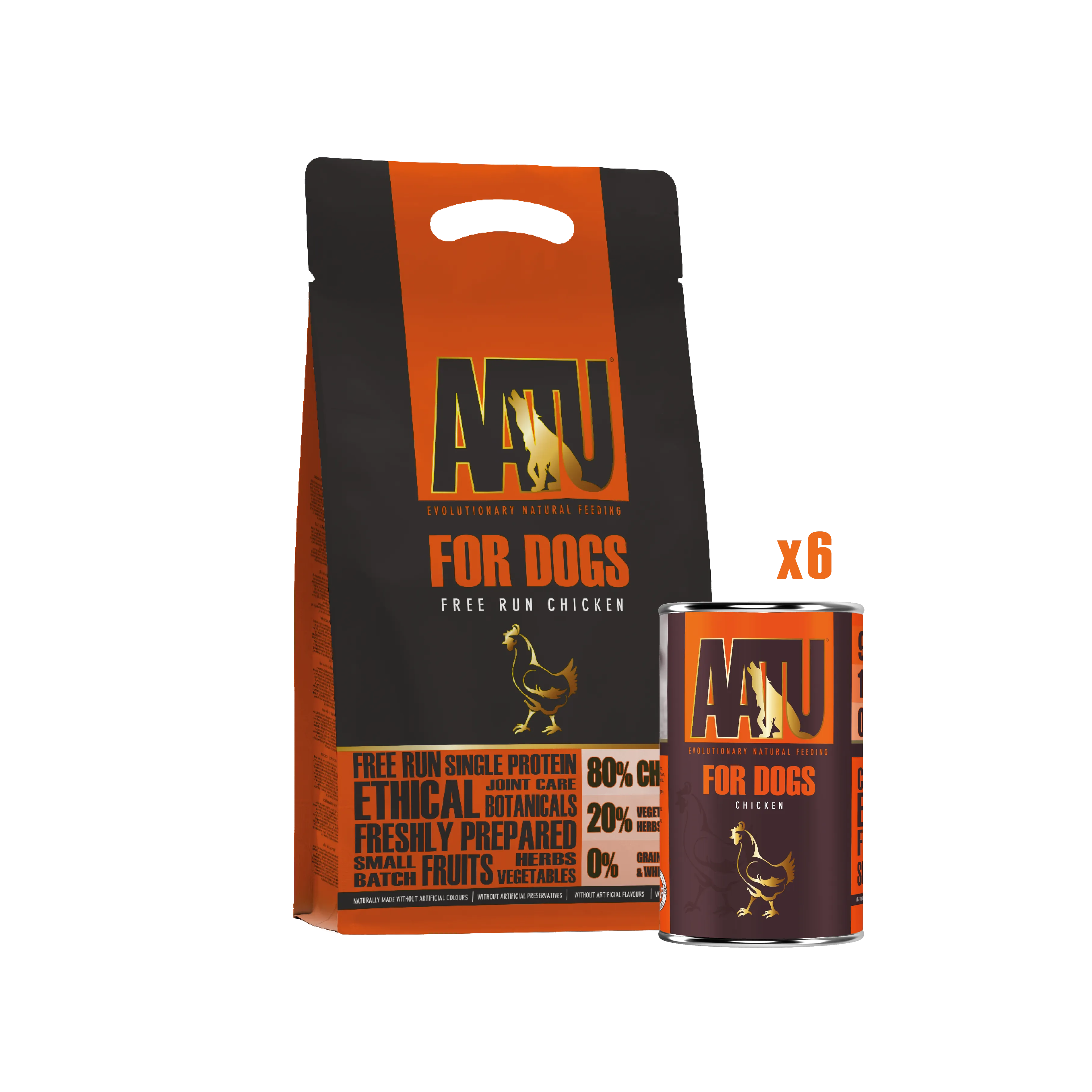 AATU Chicken Dry & Wet Dog Food Bundle