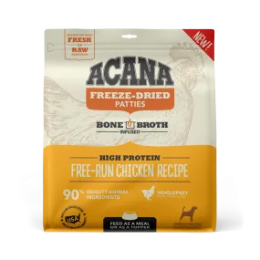 Acana Freeze-Dried Food Free-Run Chicken Recipe Patties for Dogs