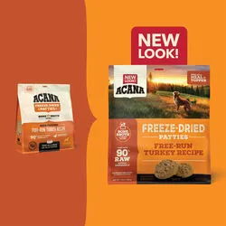 ACANA Freeze-Dried Free-Run Turkey Recipe High Protein Patties Dog Food