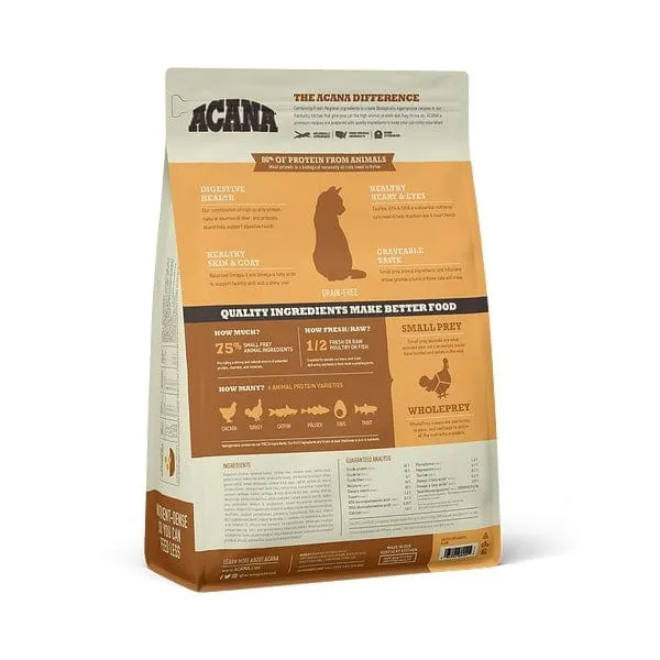 ACANA Meadowlands Freeze Dried Coated Grain Free Dry Cat Food