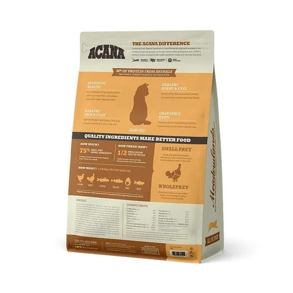 ACANA Meadowlands Freeze Dried Coated Grain Free Dry Cat Food