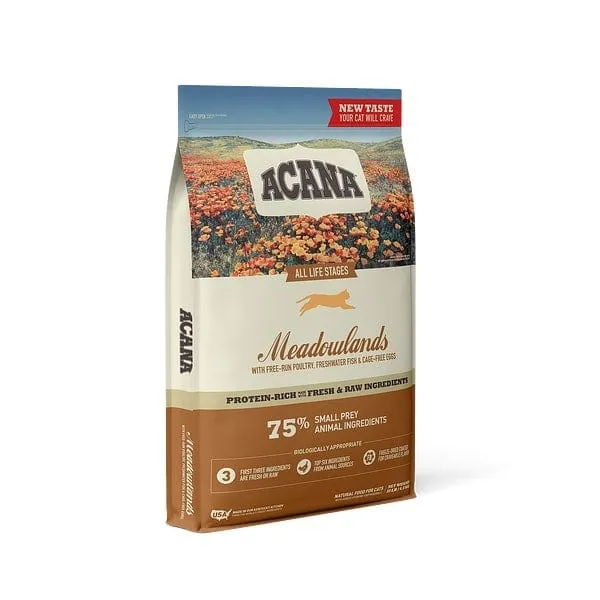 ACANA Meadowlands Freeze Dried Coated Grain Free Dry Cat Food