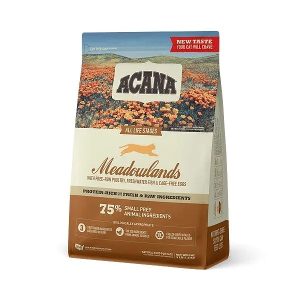 ACANA Meadowlands Freeze Dried Coated Grain Free Dry Cat Food