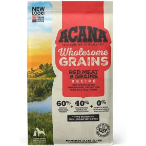 Acana Wholesome Grains Red Meat Recipe Dry Dog Food