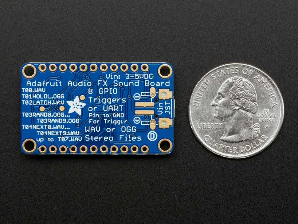 Adafruit Audio FX Mini Sound Board - WAV/OGG Trigger 16MB Flash