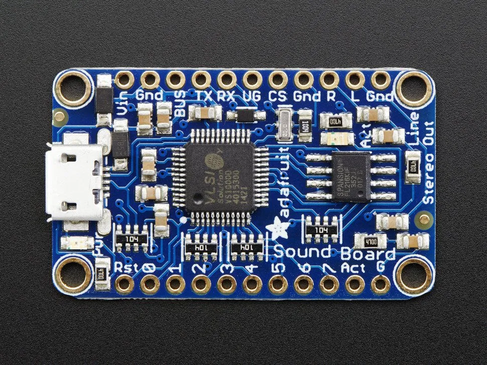 Adafruit Audio FX Mini Sound Board - WAV/OGG Trigger - 2MB Flash