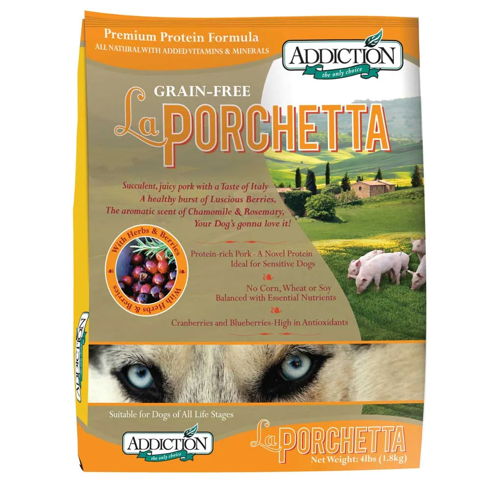 Addiction La Porchetta Grain Free Dry Dog Food