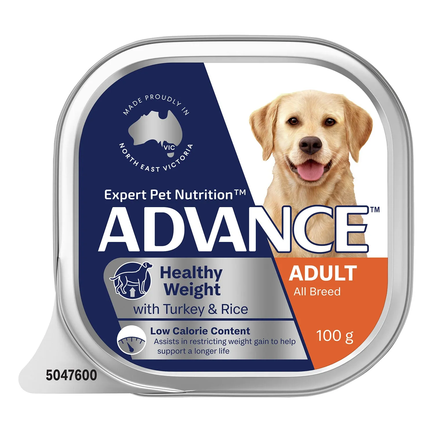 Advance Healthy Weight Turkey & Rice Adult Wet Dog Food Tray