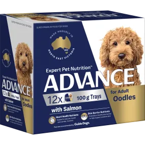 Advance Salmon Oodles Adult Wet Dog Food Trays 100g x 12