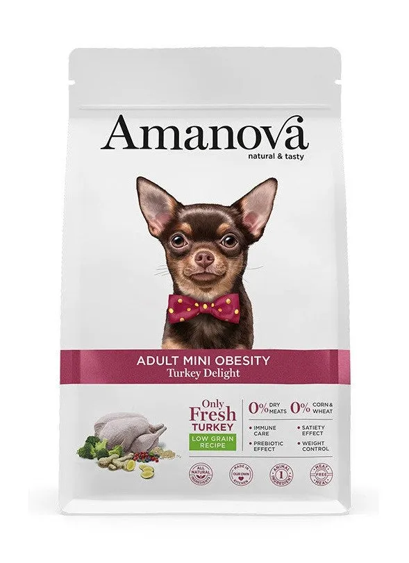 Amanova Adult Mini Obesity Turkey Delight - Dry Dog Food - 2Kg