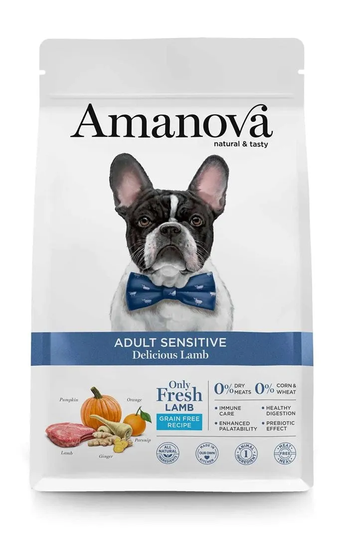 Amanova Adult Sensitive Delicious Lamb - Dry Dog Food - 2Kg