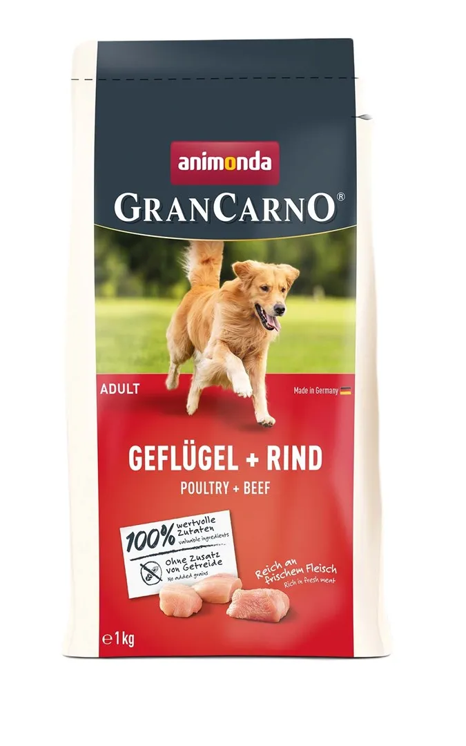 Animonda Grancarno Poultry With Beef - Dry Dog Food - 1Kg