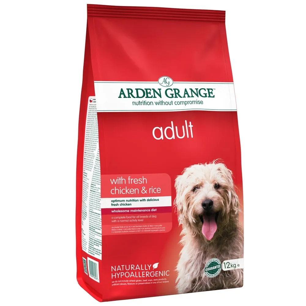 Arden Grange Adult Dog Food with Fresh Chicken & Rice