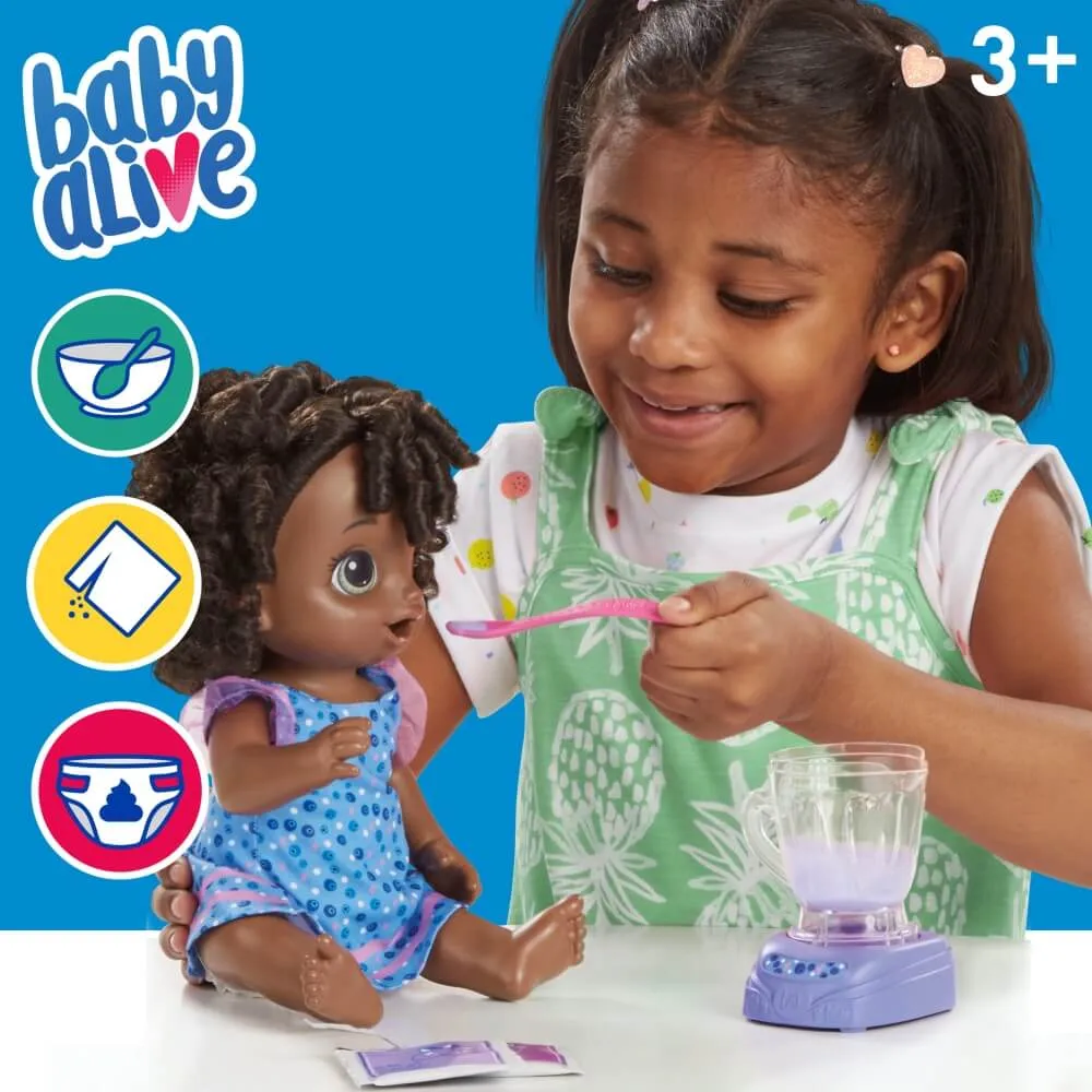 Baby Alive Magical Mixer Baby Doll  Berry Blast