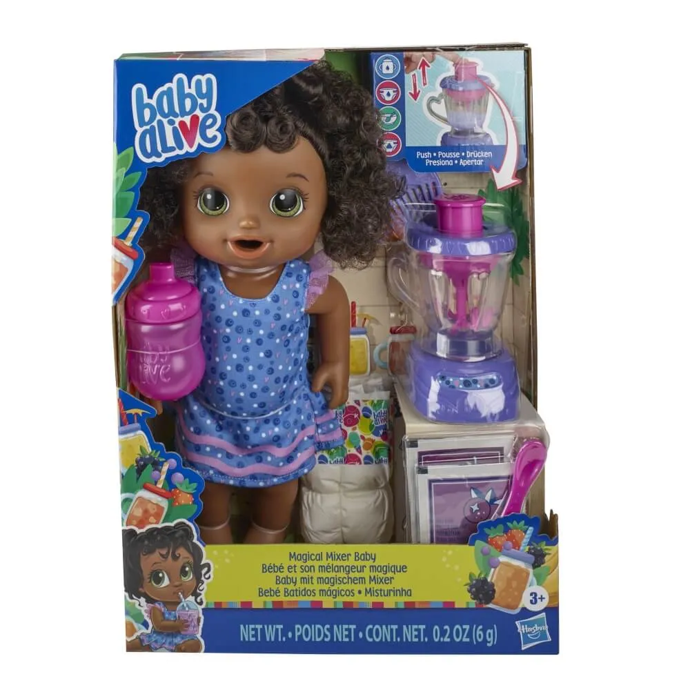 Baby Alive Magical Mixer Baby Doll  Berry Blast