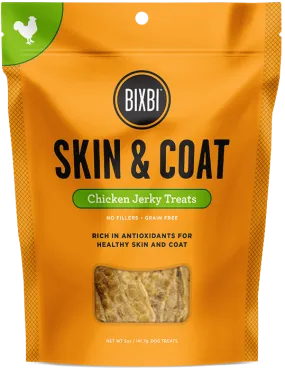 Bixbi Skin & Coat Chicken Breast Jerky Dog Treats