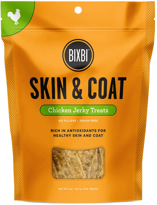 Bixbi Skin & Coat Chicken Breast Jerky Dog Treats