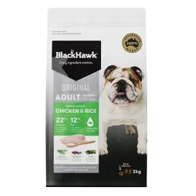 BLACK HAWK CHICKEN & RICE 3KG