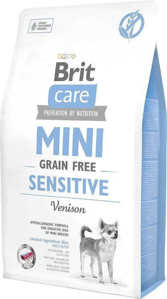 Brit Care Grain-Free Sensitive Venison Dry Dog Food - 2 Kg