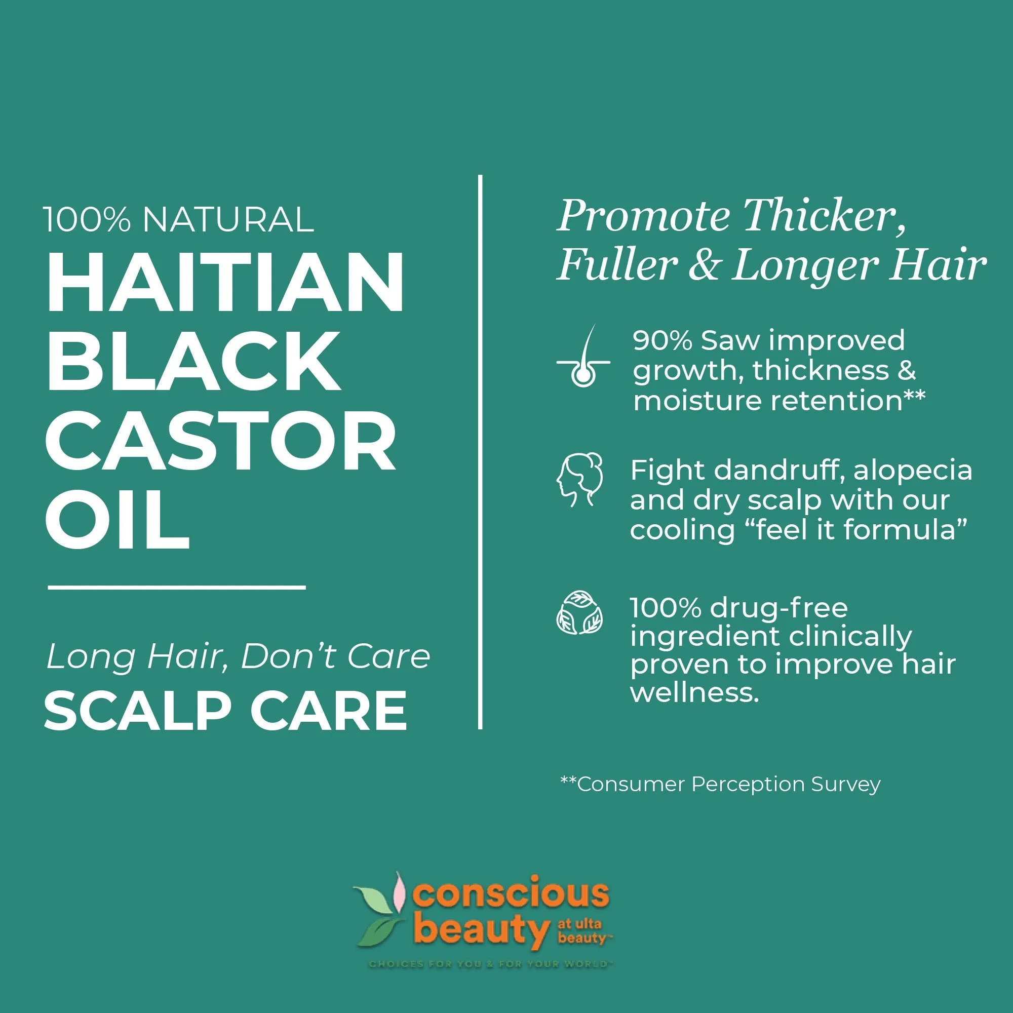 Buy Haitian Black Castor Oil Scalp Care Shampoo (8oz), get one FREE