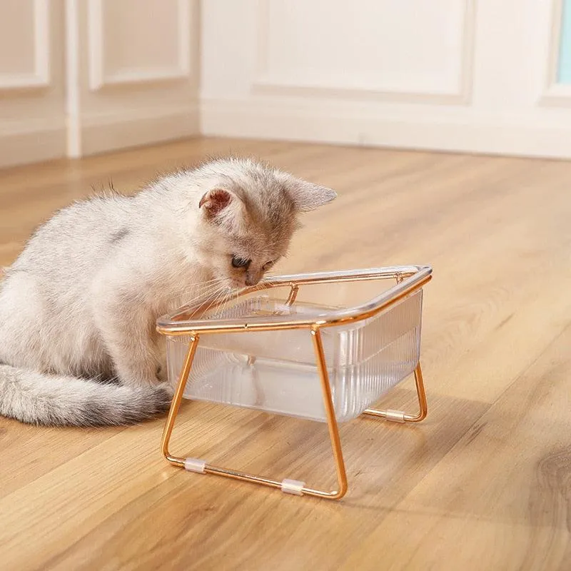 Cat Cube Slow Feeder Cat Bowl