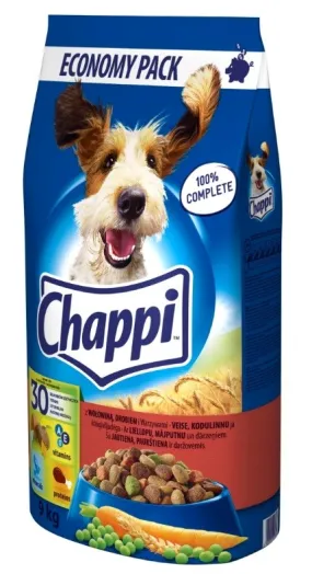 Chappi Beef & Poultry Dry Dog Food - 9 Kg