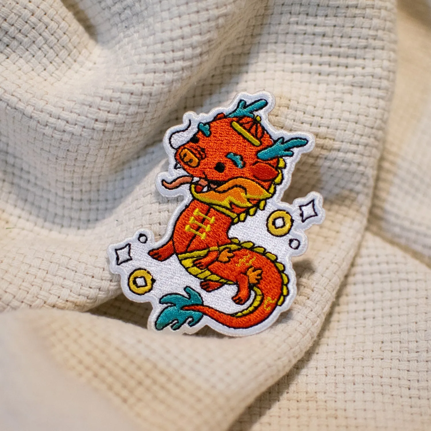 Chinese Zodiac Embroidered Patch Set