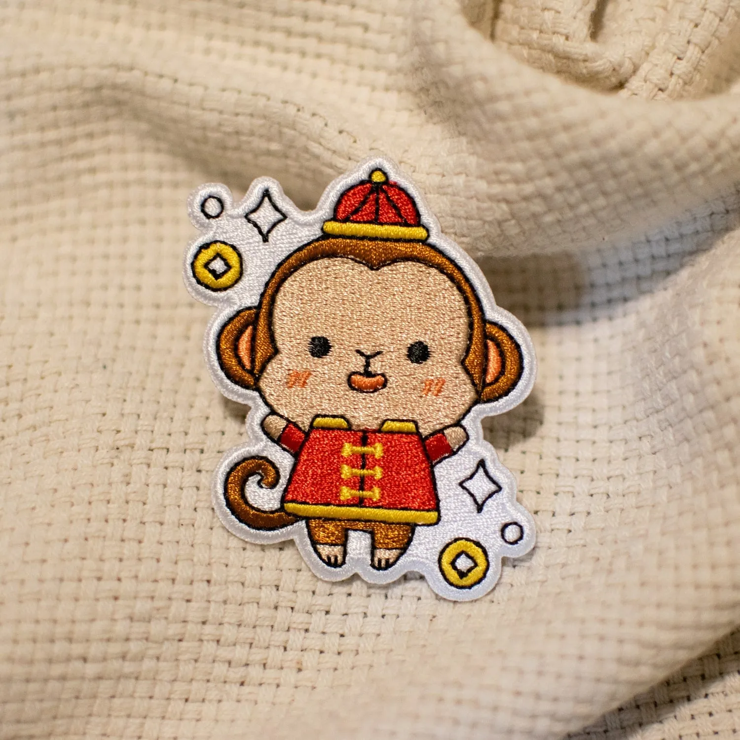 Chinese Zodiac Embroidered Patch Set