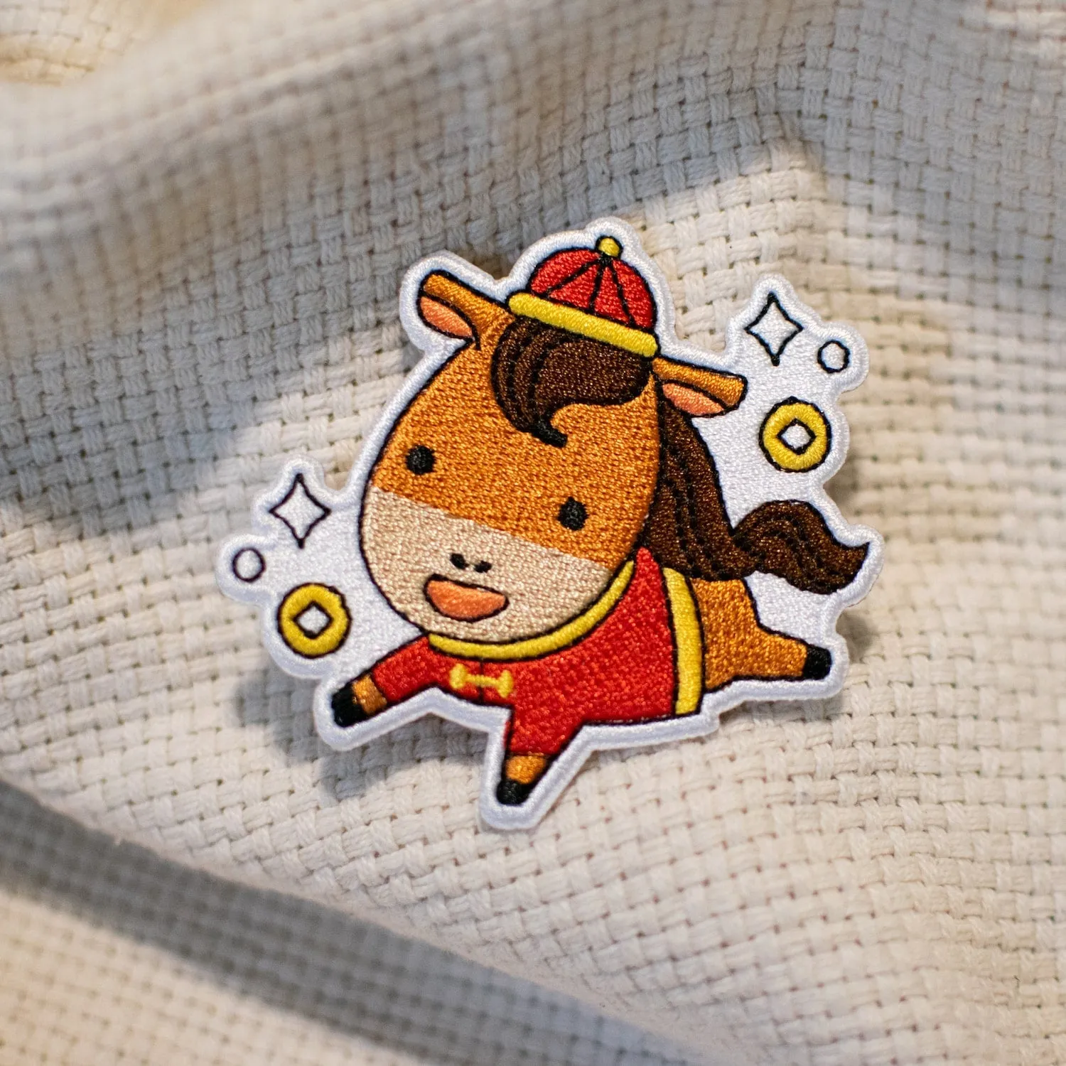 Chinese Zodiac Embroidered Patch Set