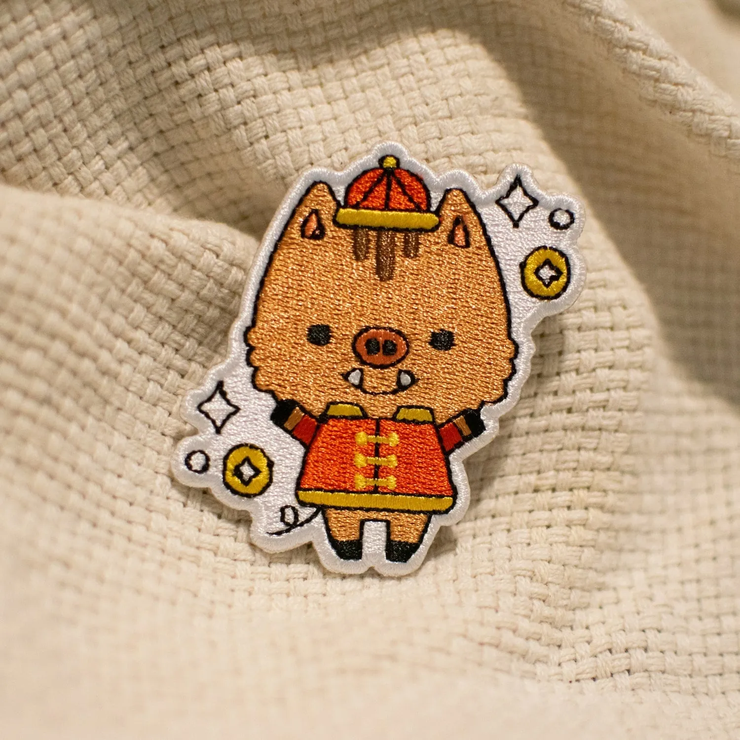 Chinese Zodiac Embroidered Patch Set