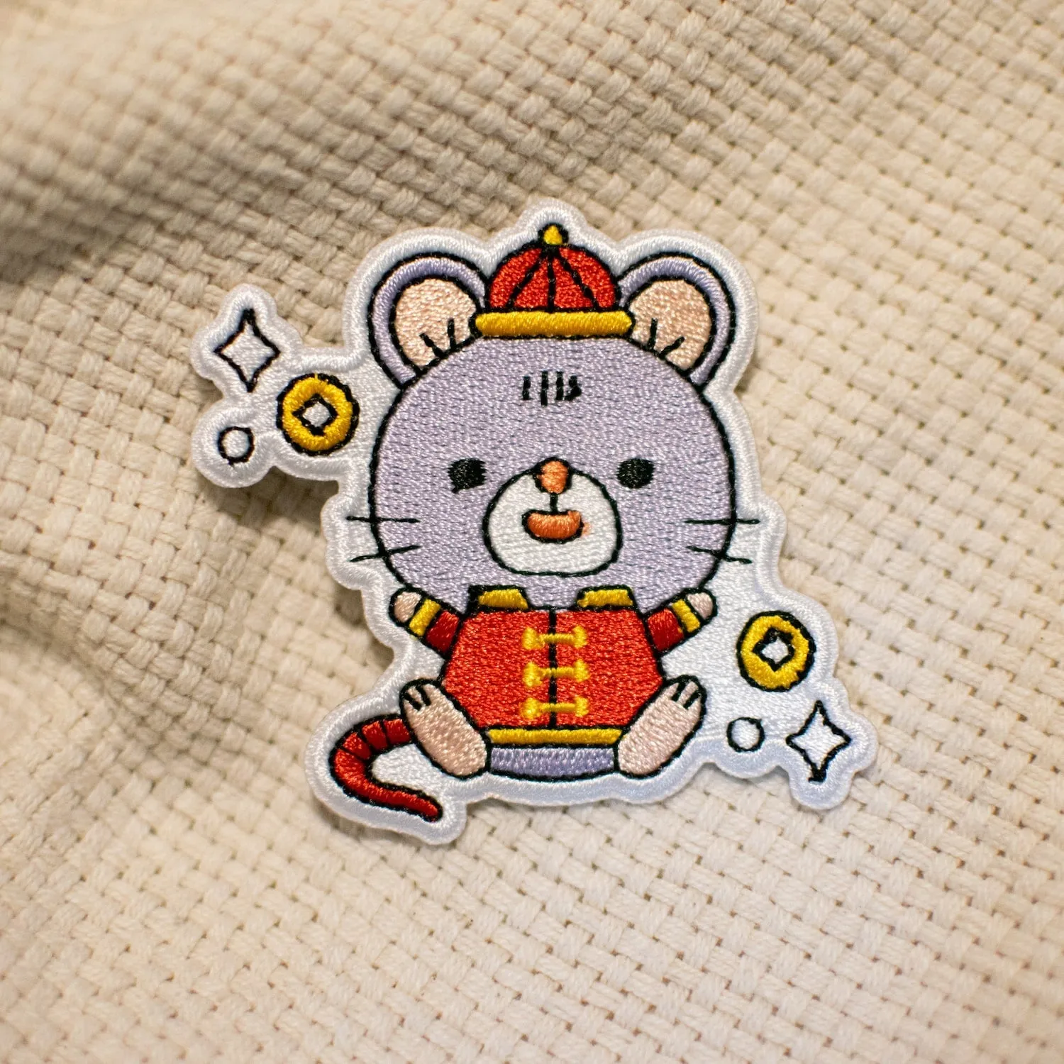 Chinese Zodiac Embroidered Patch Set