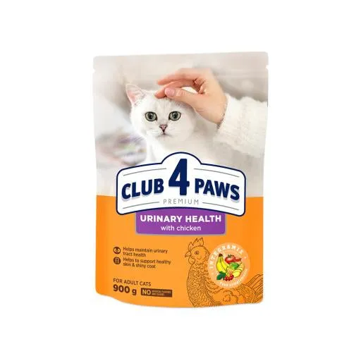 CLUB 4 PAWS PREMIUMfor adult catsURINARY HEALTH 900g