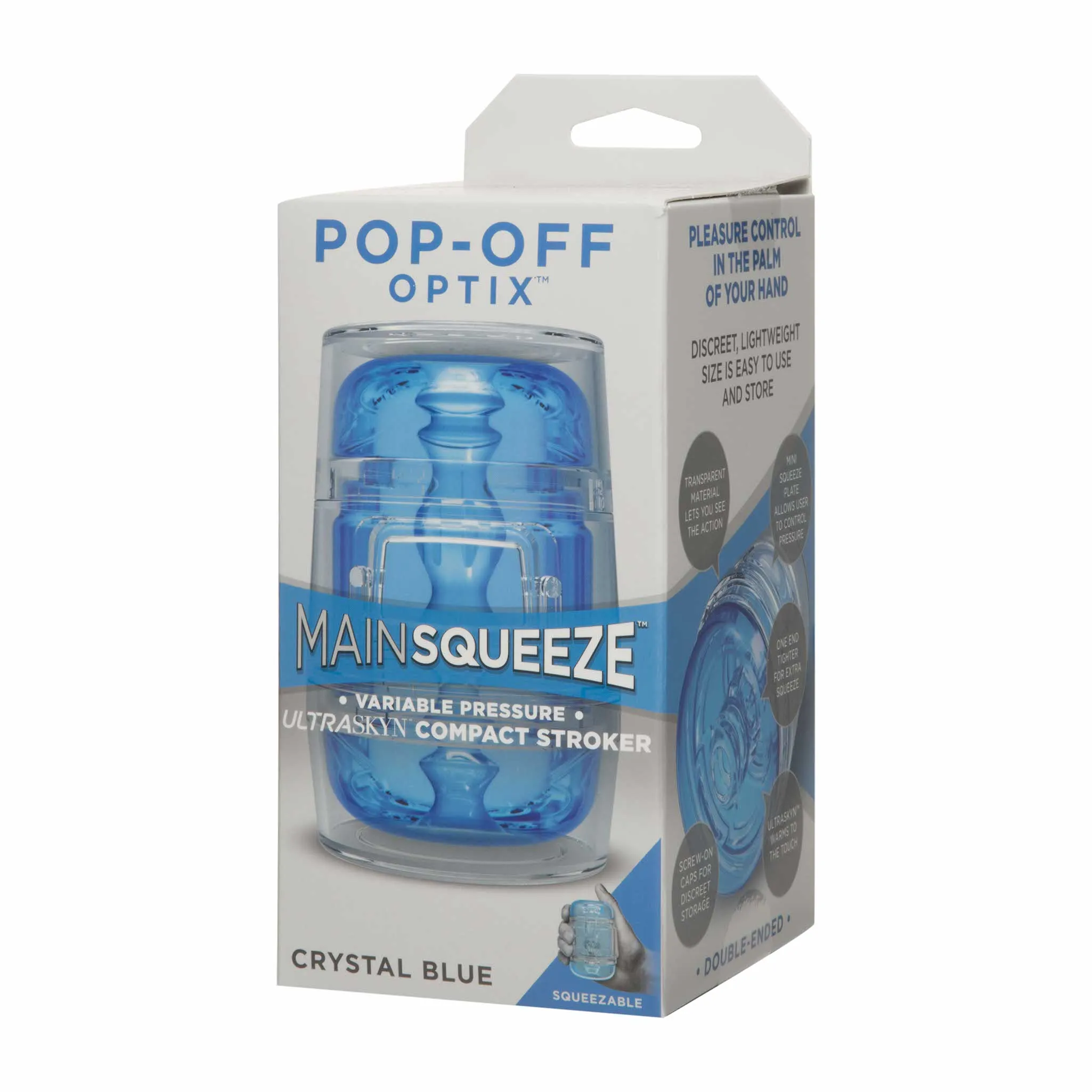 Doc Johnson Main Squeeze - POP-OFF - OPTIX - ULTRASKYN Compact Stroker