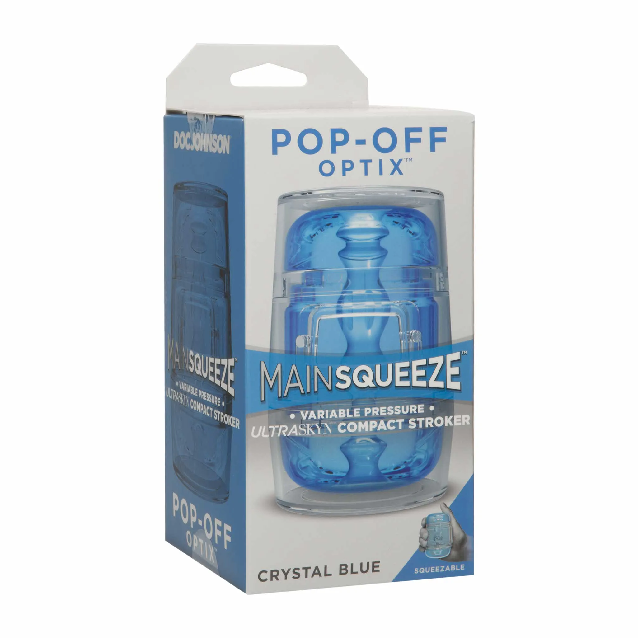 Doc Johnson Main Squeeze - POP-OFF - OPTIX - ULTRASKYN Compact Stroker