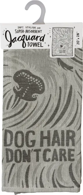 Dog Hair Don't Care Jacquard Towel