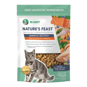 DR. MARTY Nature’s Feast Essential Wellness Fish & Poultry Freeze Dried Raw Cat Food