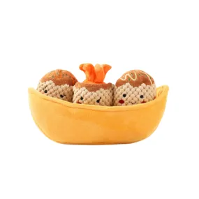 Foodie Takoyaki Plush Dog Toy