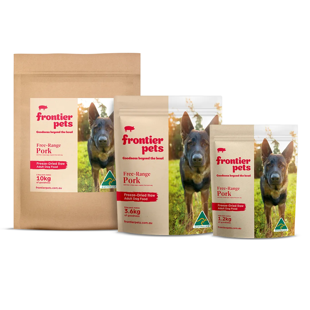 Free-Range Pork | Raw Freeze-Dried Dog Food - Adult