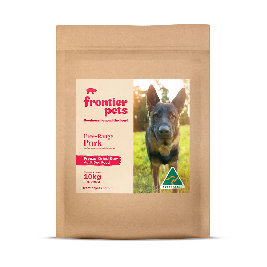 Free-Range Pork | Raw Freeze-Dried Dog Food - Adult