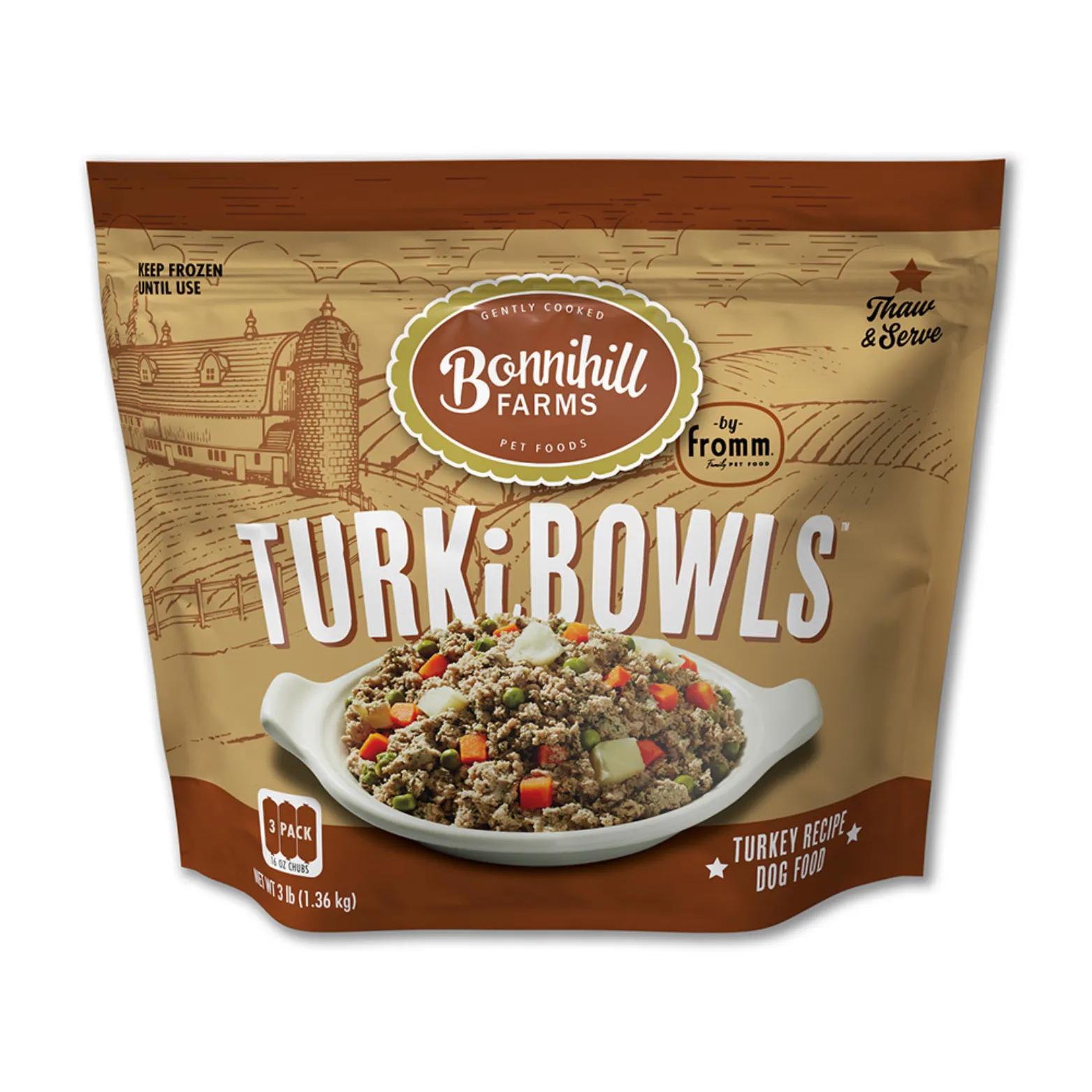 Fromm Bonnihill Farms Turkibowls Turkey 3 pack 16 oz.