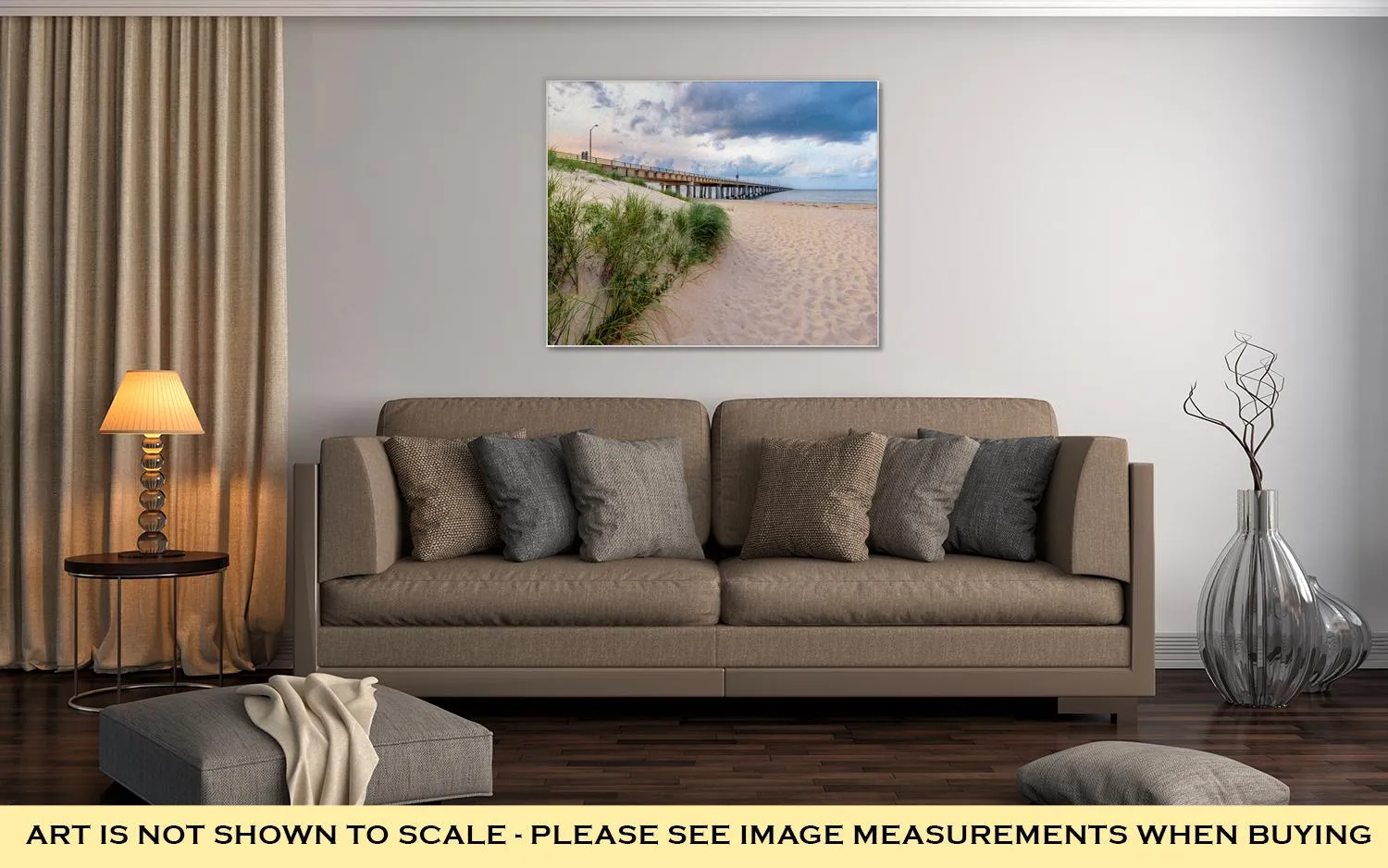 Gallery Wrapped Canvas, Virginibeach Chesapeake Bay Bridge