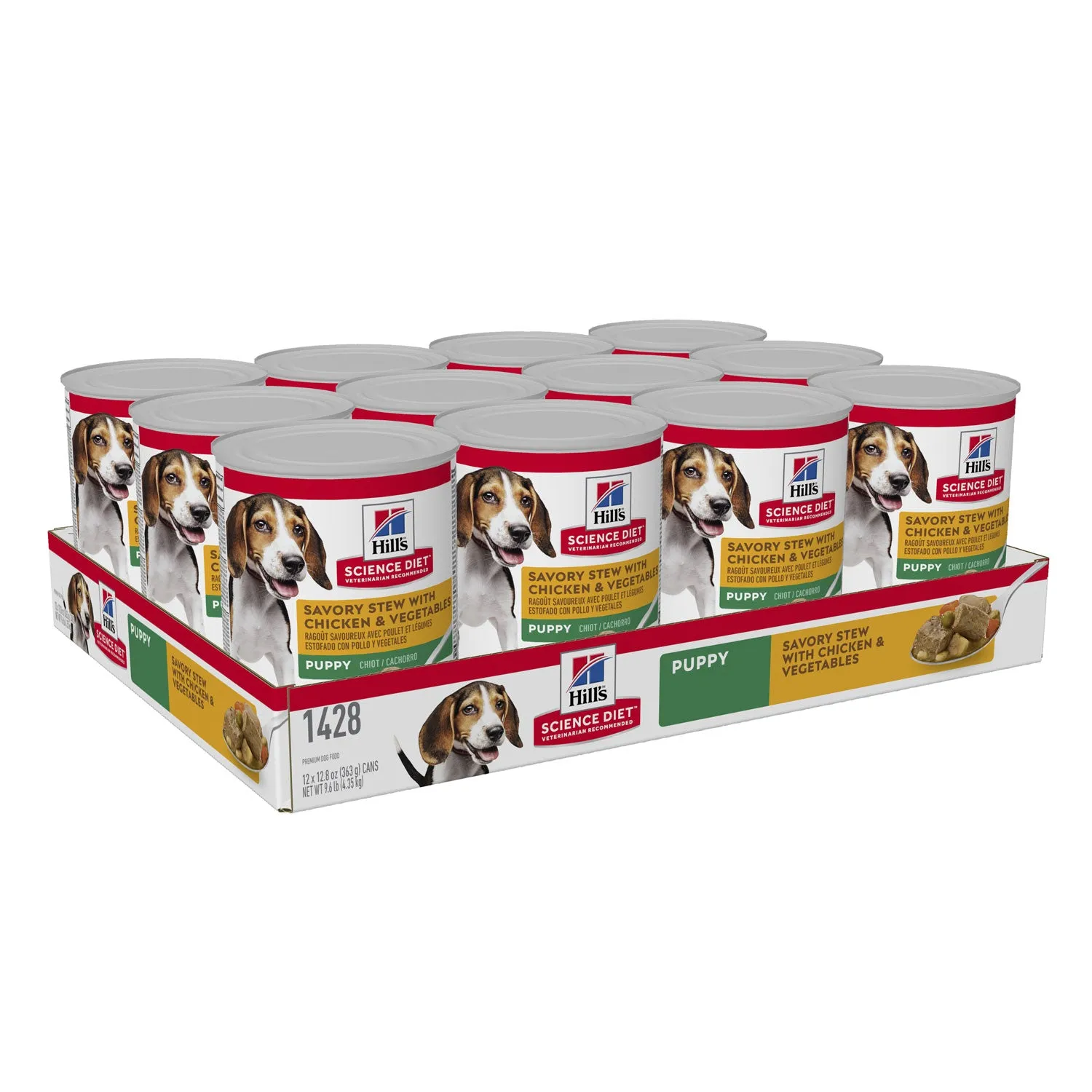 Hill's Science Diet Puppy Savory Stew Chicken & Vegetable Canned Dog Food