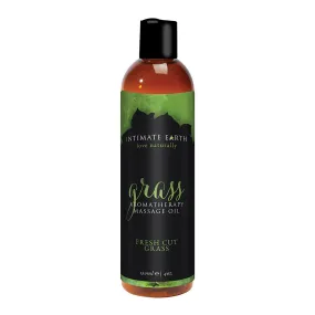 Intimate Earth Massage Oil - Grass 4oz