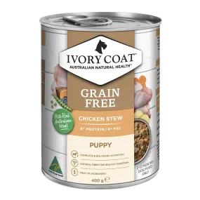 Ivory Coat Grain Free Chicken Stew Puppy Wet Dog Food