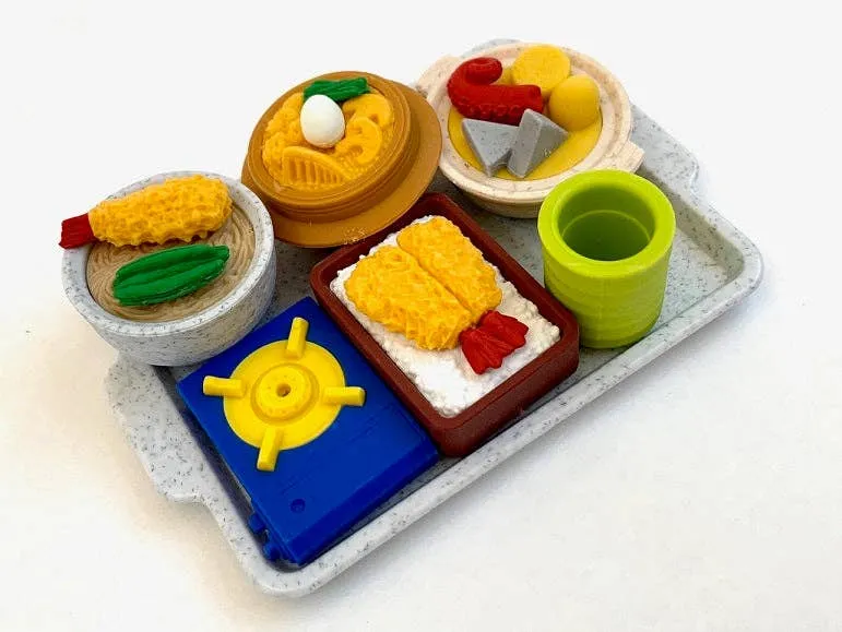 Japanese Foods Eraser Set