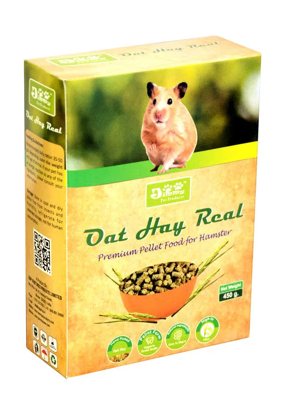 JiMMy Pet Products Oat hay Real Hamster Food 450gm