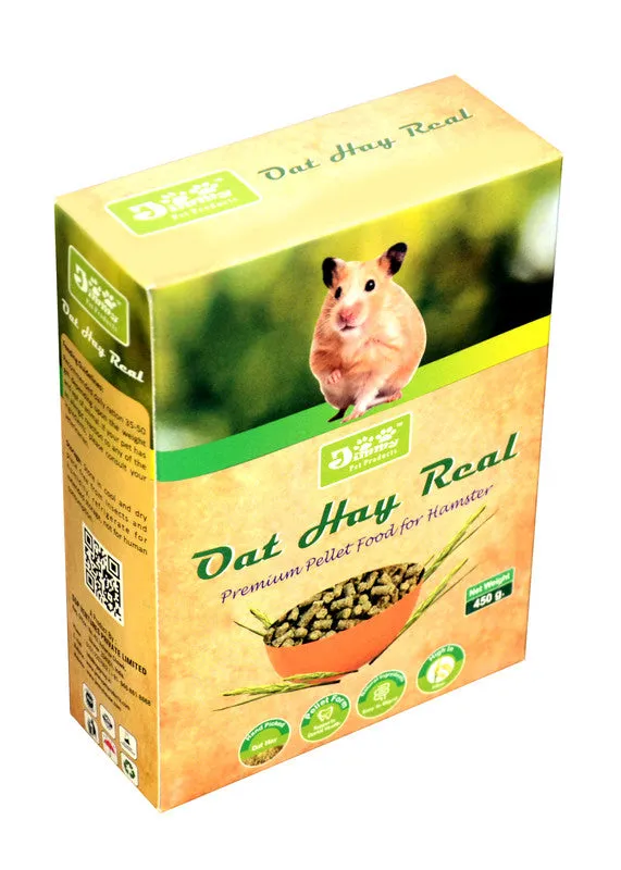 JiMMy Pet Products Oat hay Real Hamster Food 450gm