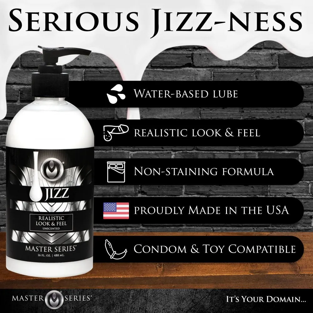 Jizz Unscented Water-based Lube  8oz