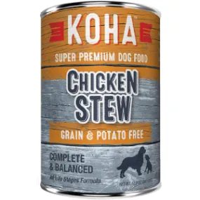 Koha Chicken Stew Grain-Free Canned Dog Food 12.7 oz